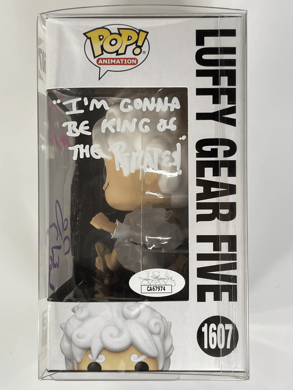 Pop! Animation One Piece Luffy Gear Five #1607 Signed