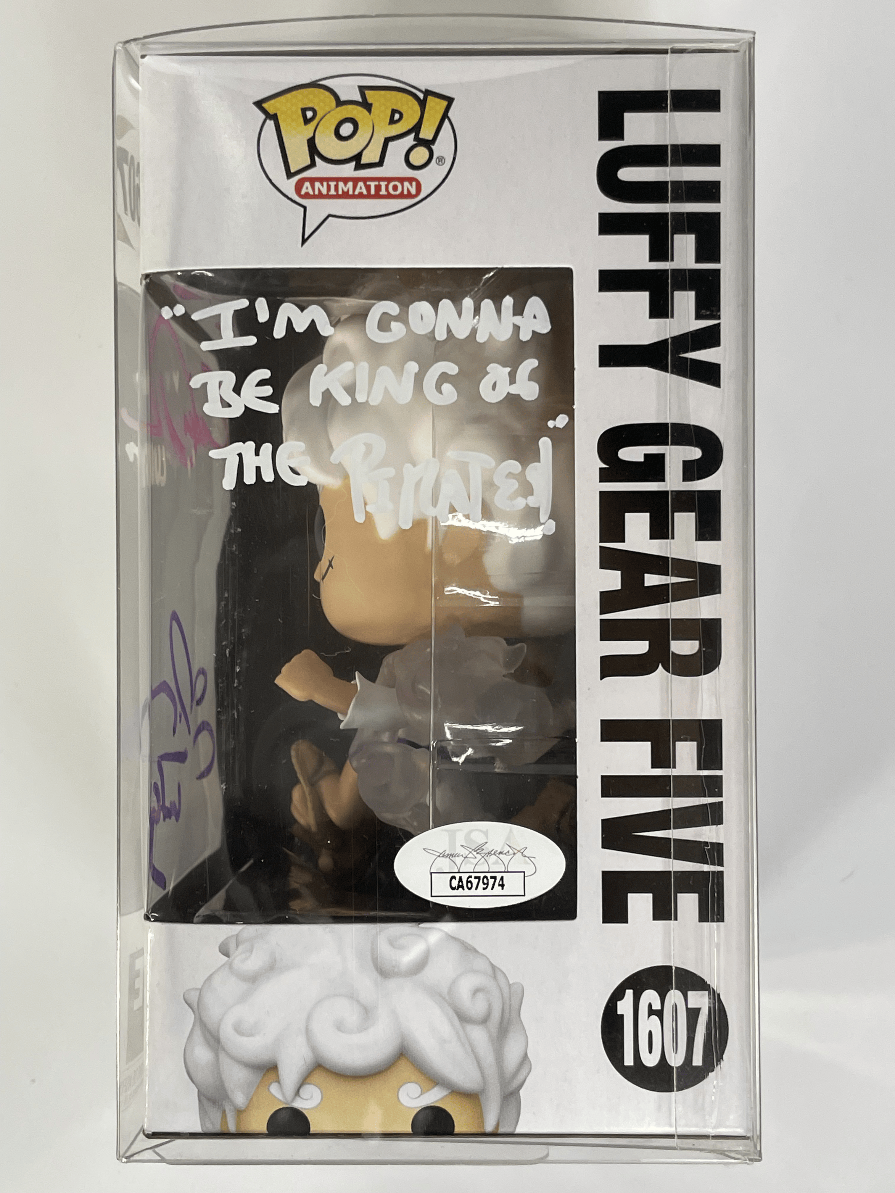 Pop! Animation One Piece Luffy Gear Five #1607 Signed