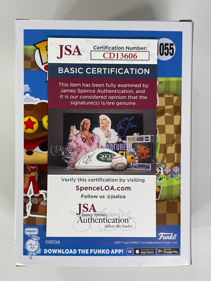 Pop Games Sonic The Hedgehog Treasure Hunter Knuckles #1055 Signed by Dan Green & Brian Drummond