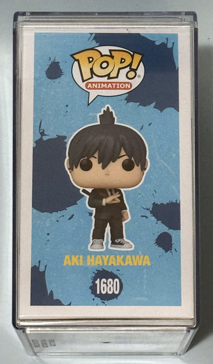 Pop Animation Chainsaw Man Aki Hayakawa #1680 Signed