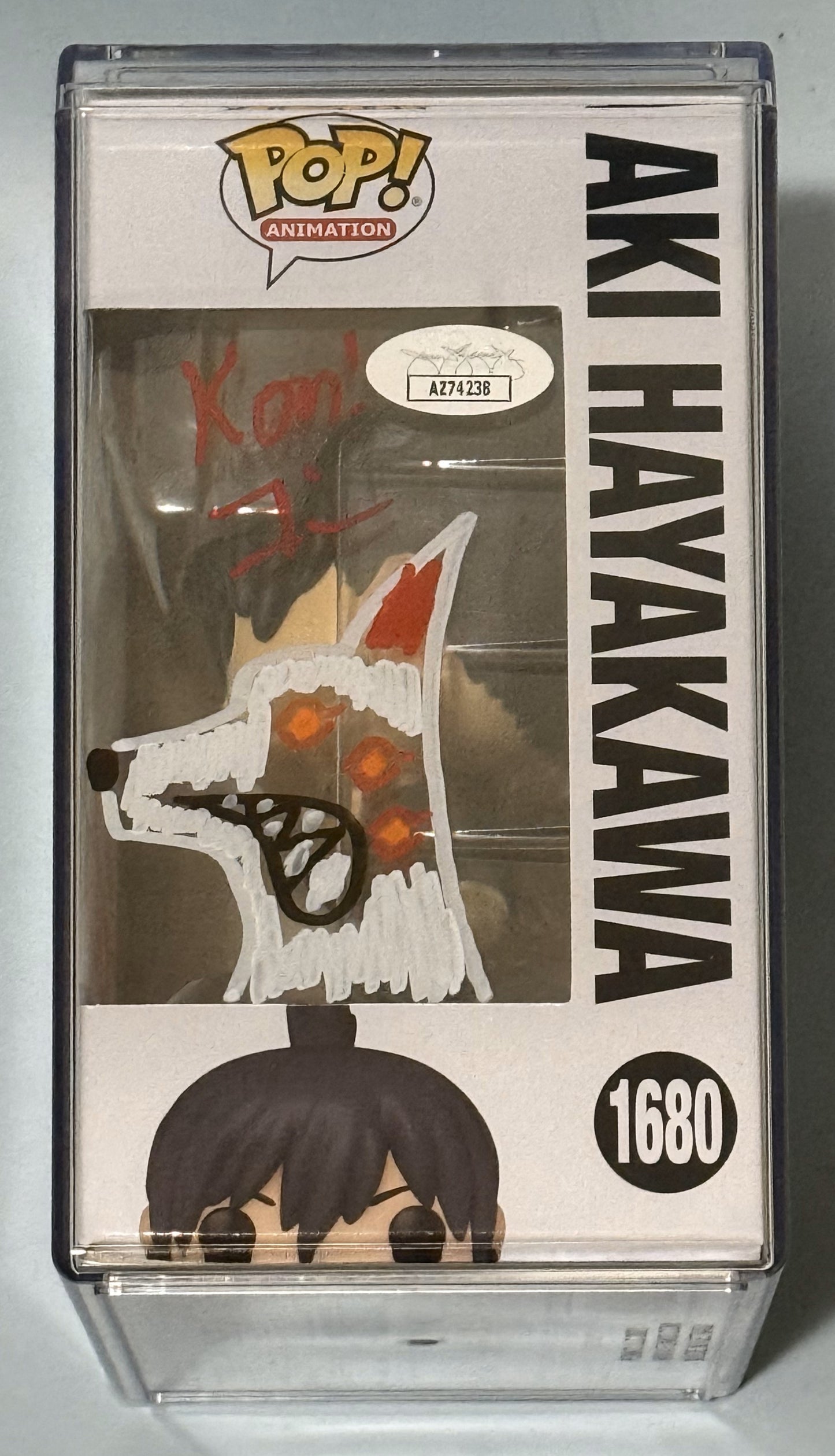 Pop Animation Chainsaw Man Aki Hayakawa #1680 Signed