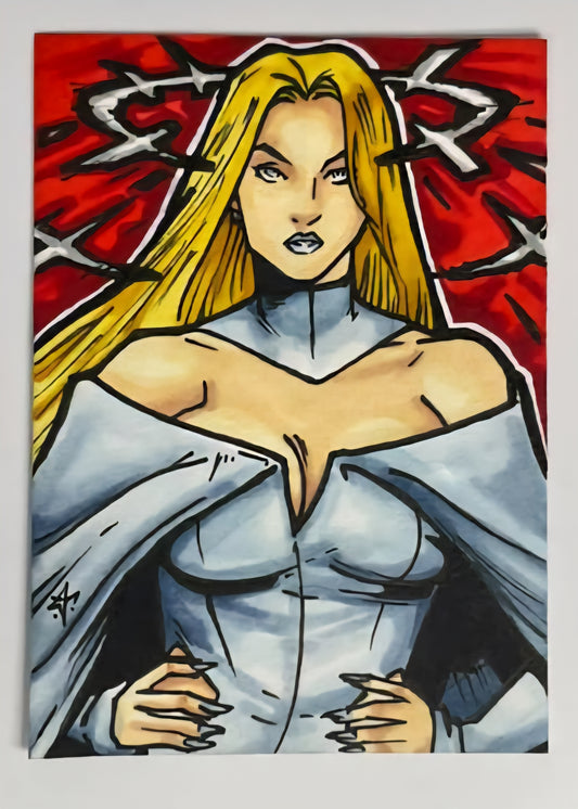 CUSTOM CARD ART EMMA FROST