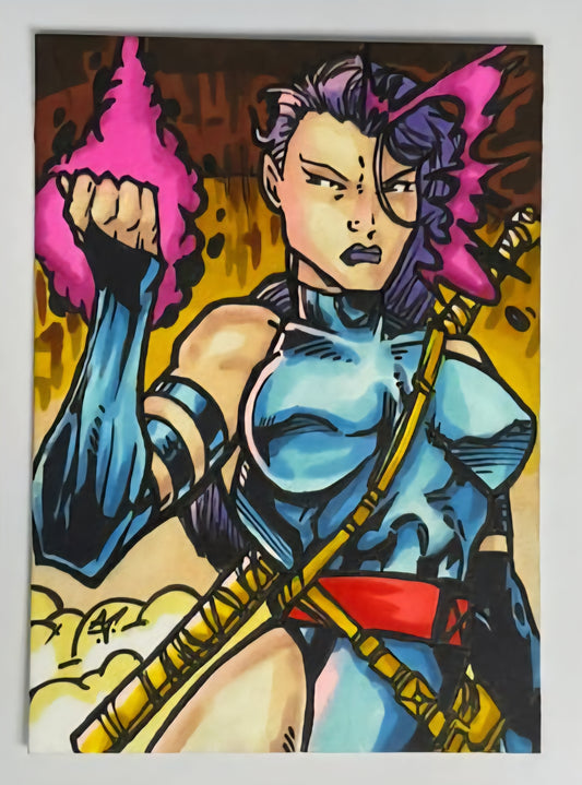 CUSTOM CARD ART PSYLOCKE