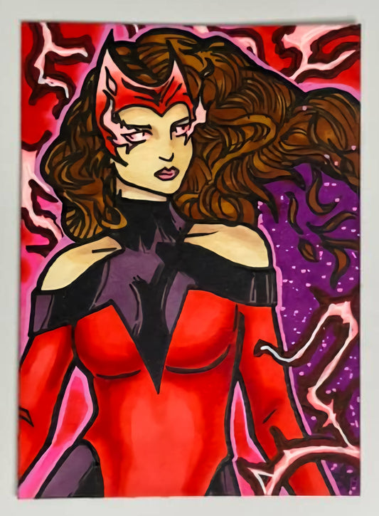 CUSTOM CARD ART SCARLET WITCH