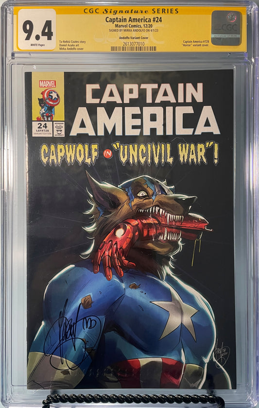 Captain America #24 CGC Signature Series 9.4 (2020)
