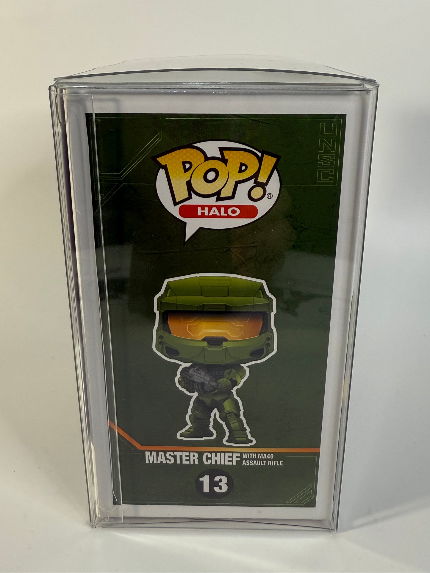 Pop Halo Halo Master Chief With MA40 Assault Rifle #13 Signed