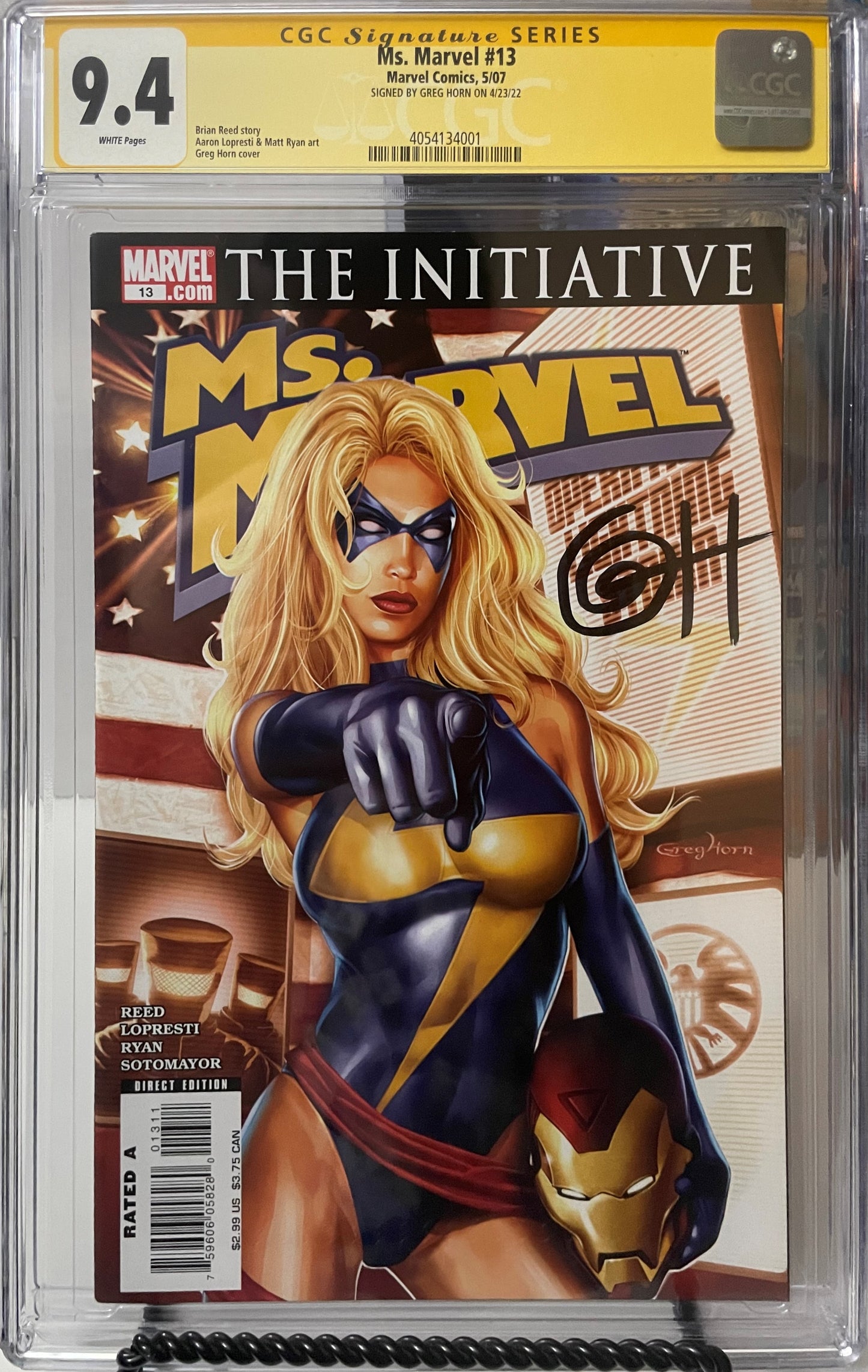 MS. MARVEL #13 CGC 9.4 SIGNATURE SERIES (2007)