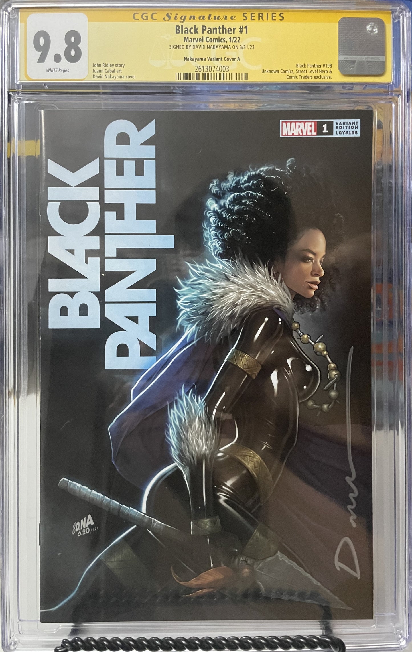 BLACK PANTHER #1 CGC 9.8 SIGNATURE SERIES (2022)