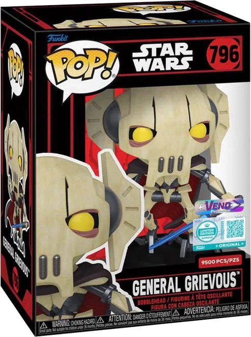 Pop! Star Wars General Grievous #796 Funko Pop! Limited Edition