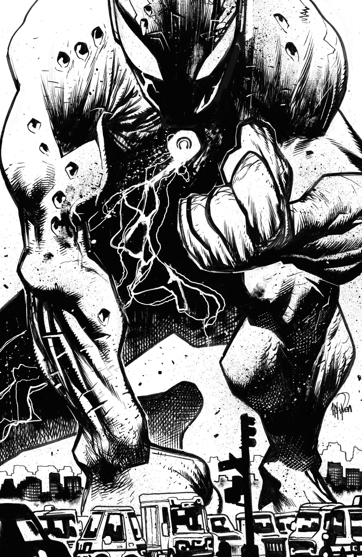SKYBOUND X #1 CVR F 1:10 B&W HARREN