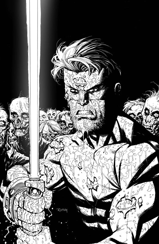 SKYBOUND X #1 CVR I 1:25 B&W OTTLEY