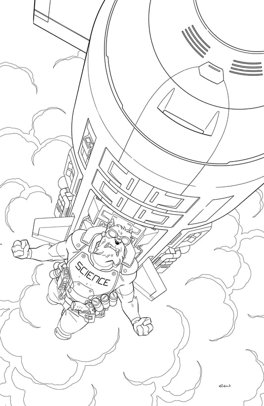 SKYBOUND X #3 CVR E 1:10 B&W WALKER