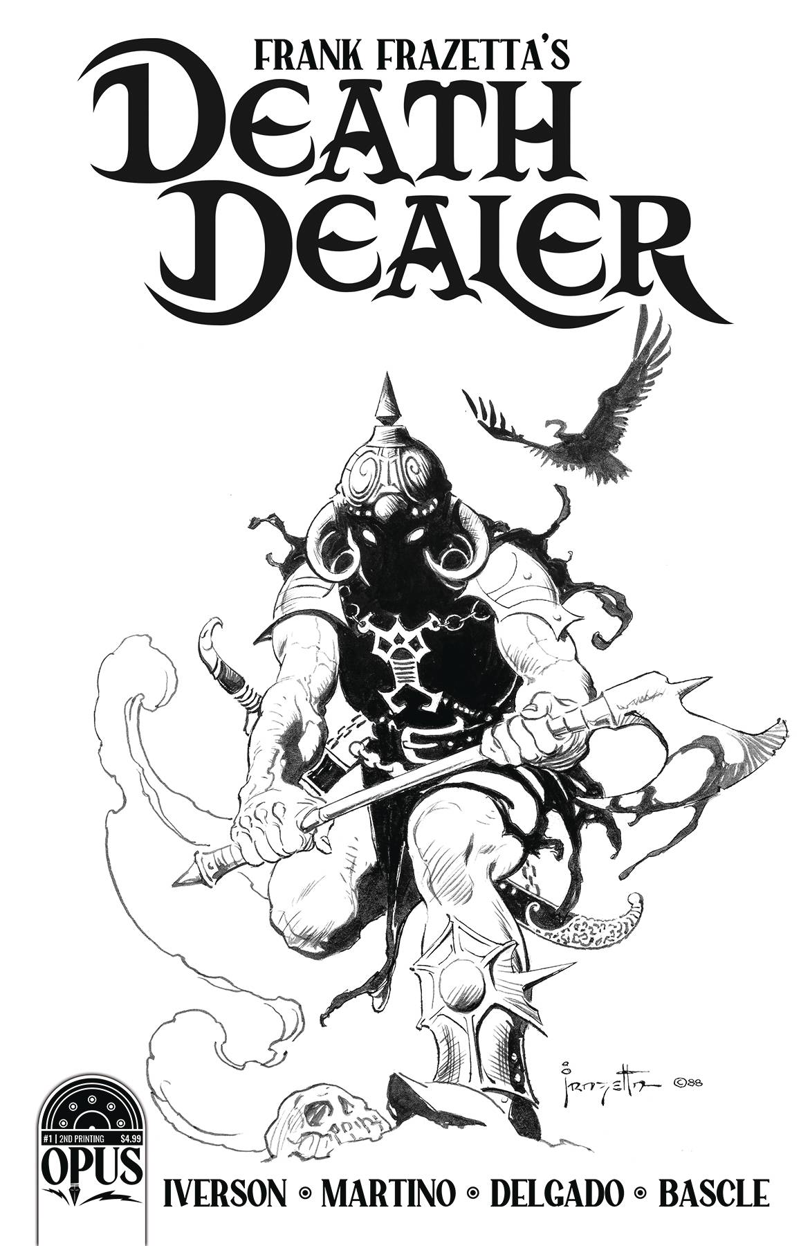 FRANK FRAZETTA DEATH DEALER #1 2ND PRINT