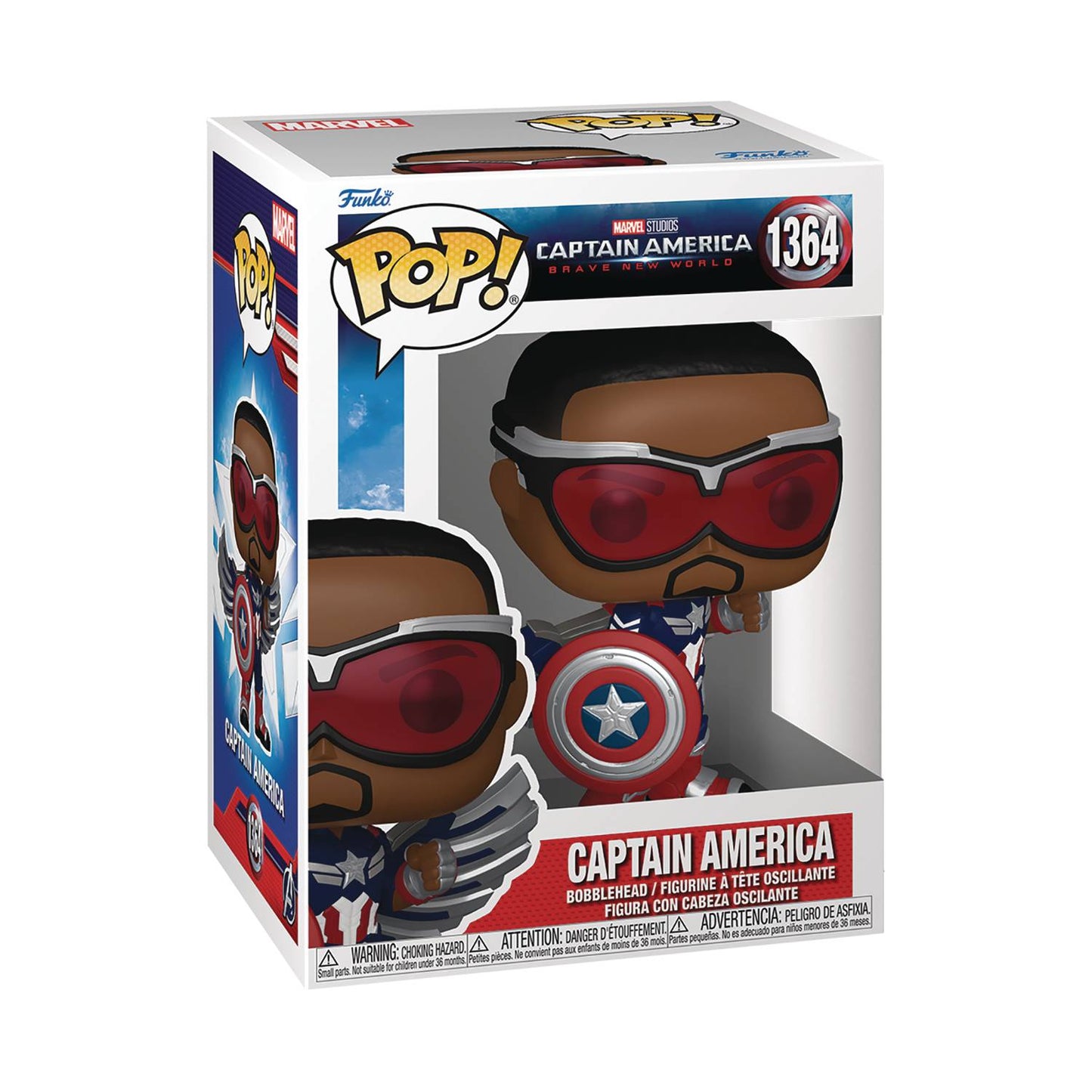 POP MARVEL CAPTAIN AMERICA BNW CAPTAIN AMERICA FIGURE