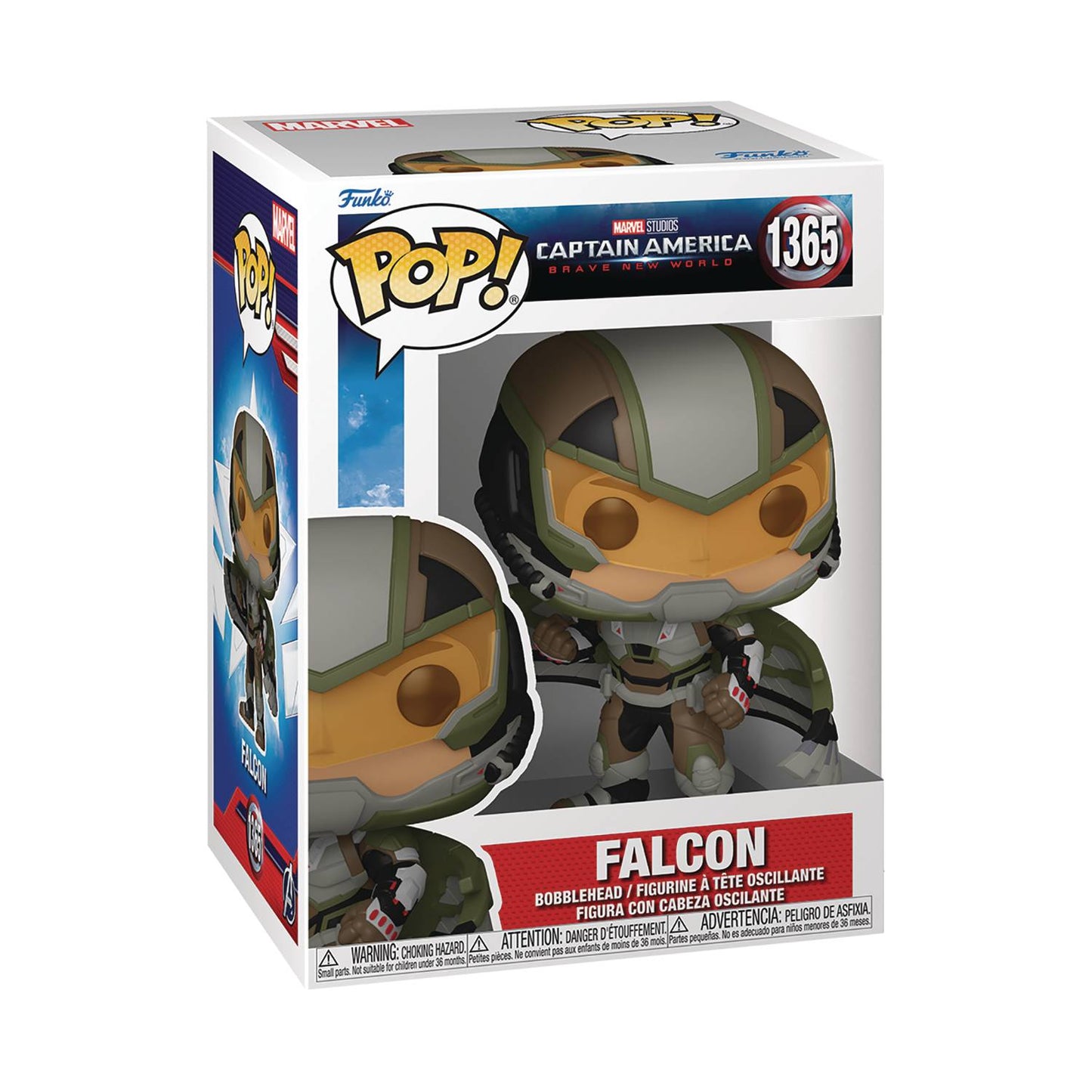 POP MARVEL CAPTAIN AMERICA BNW FALCON FIGURE