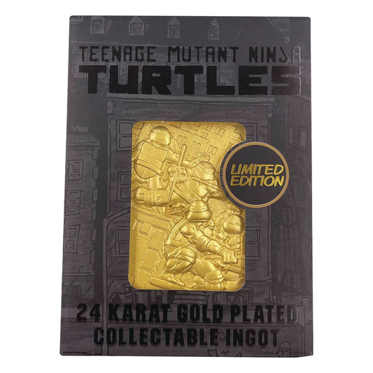 TMNT LIMITED EDITION 24K GOLD PLATED COMIC BOOK COVER INGOT