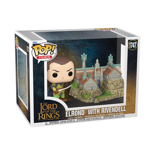 POP TOWN LOTR ELROND AND RIVENDELL FIGURE