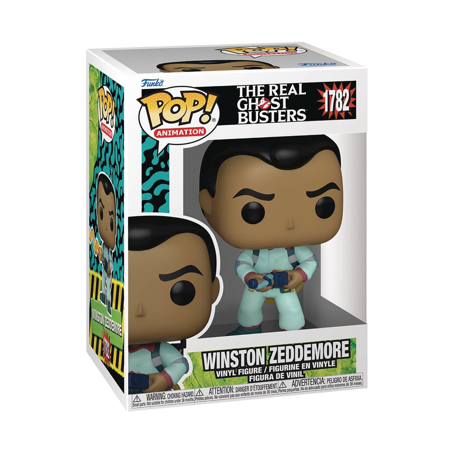 POP ANIMATION REAL GHOSTBUSTERS WINSTON ZEDDEMORE FIGURE