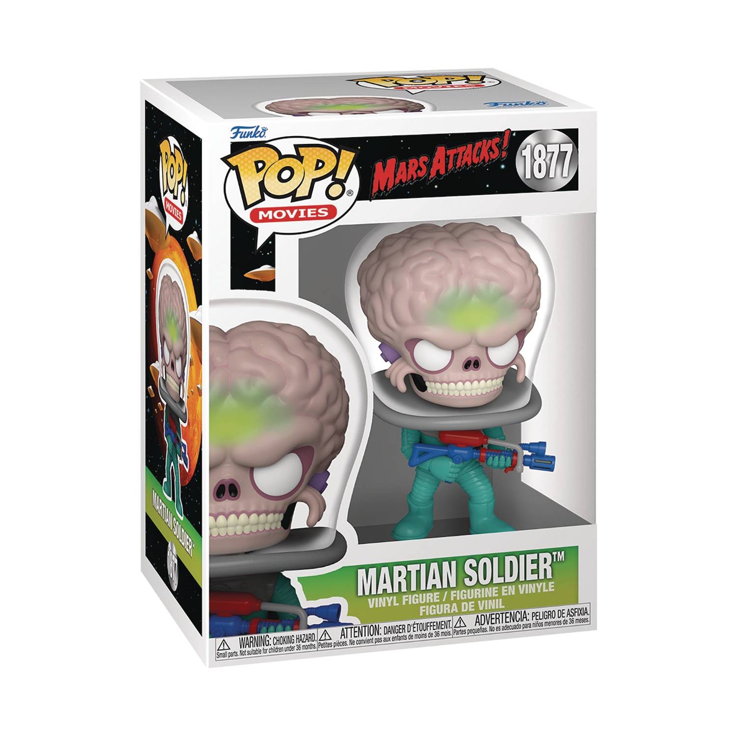 POP MOVIES MARS ATTACKS ALIEN SOLDIER FIGURE