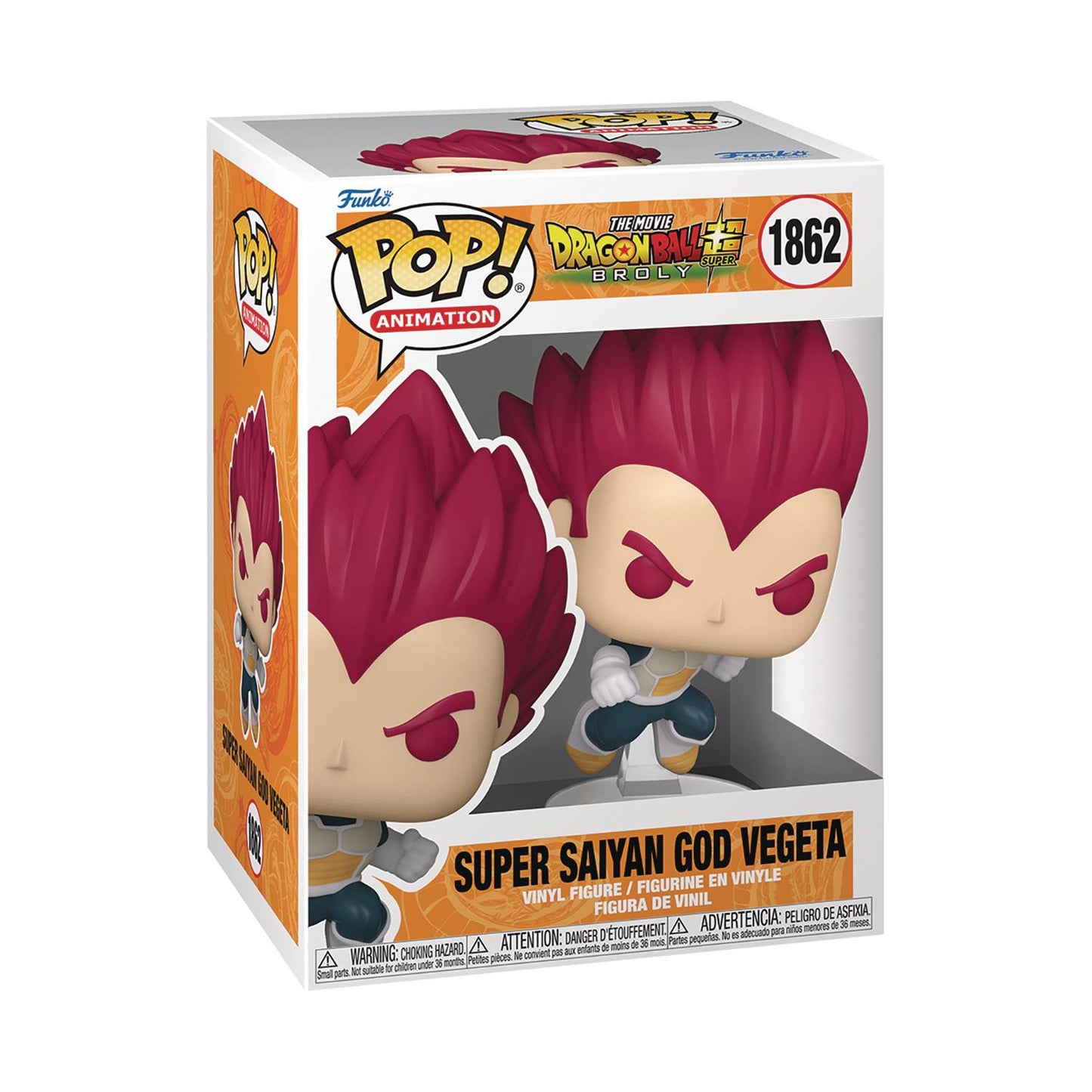 POP ANIMATION DRAGON BALL SUPER BROLY SSG VEGETA FIGURE