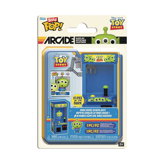 (PRE-ORDER) BITTY ARCADE CLAW TOY STORY ALIEN GLOW IN THE DARK FIG