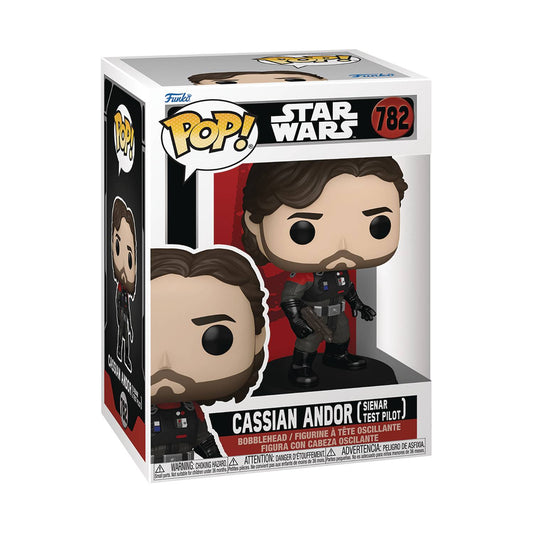 POP STAR WARS ANDOR S3 CASSIAN SIENAR TEST PILOT WITH CHASE