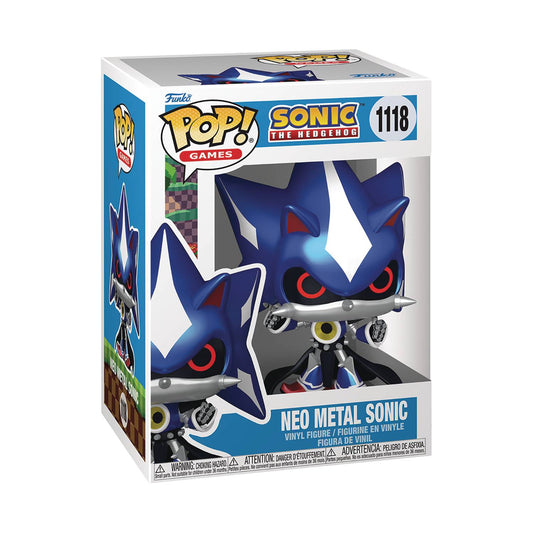 POP GAMES SONIC NEO METAL SONIC METALLIC #1118