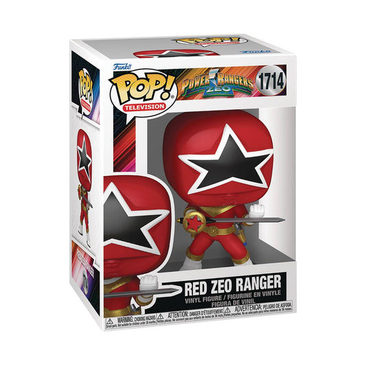 POP TV POWER RANGERS ZEO RED RANGER FIG