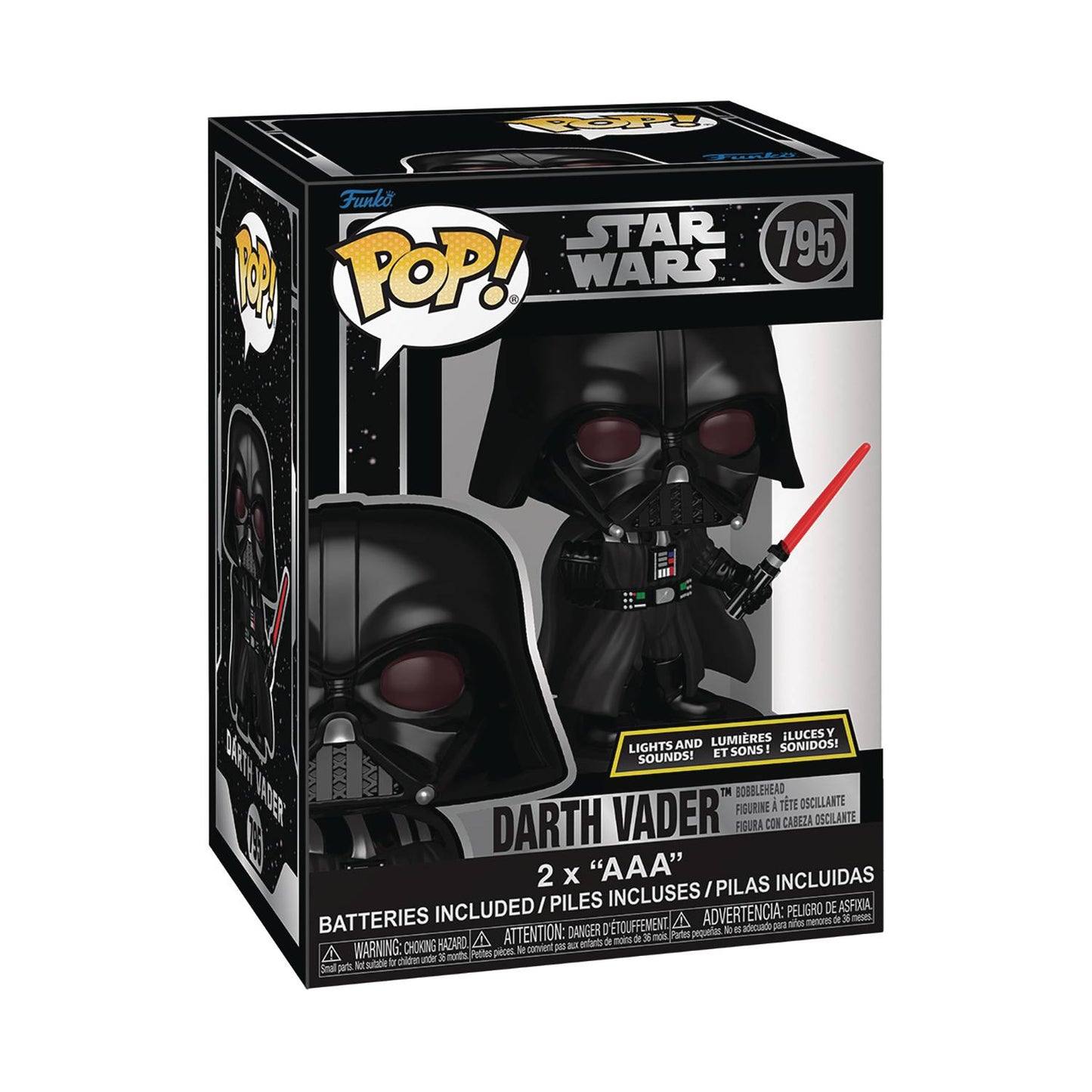 (PRE-ORDER) POP STAR WARS DARTH VADER SFX LIGHTS AND SOUNDS FIG