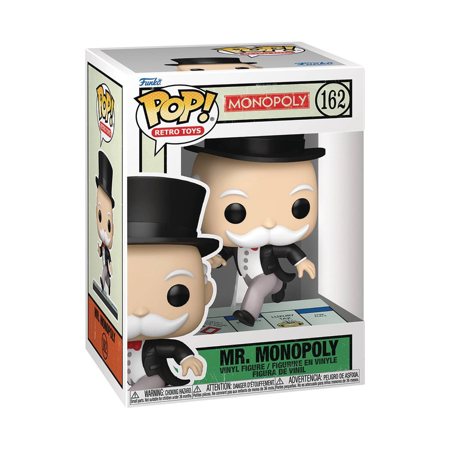 POP VINYL MONOPOLY MR MONOPOLY PASS GO #162