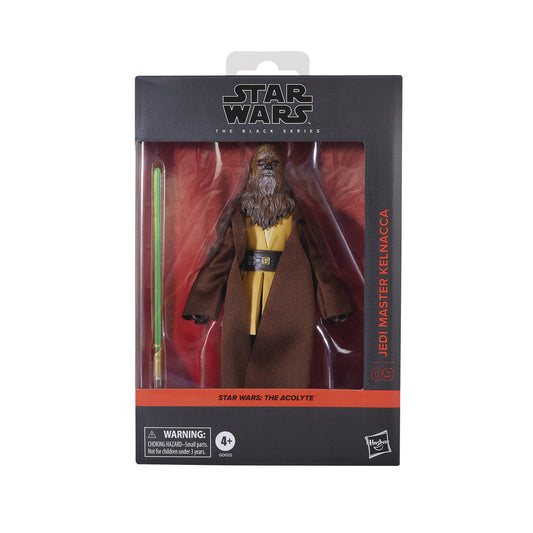 STAR WARS BLACK SERIES ACOLYTE 6IN JEDI MASTER KELNACCA DLX ACTION FIGURE