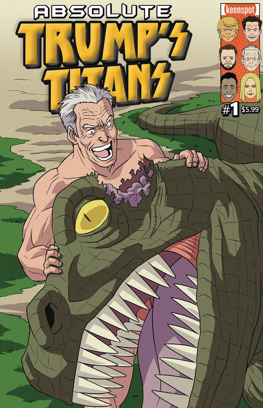 (PRE-ORDER) ABSOLUTE TRUMPS TITANS #1 CVR D RFK EATS  T REX