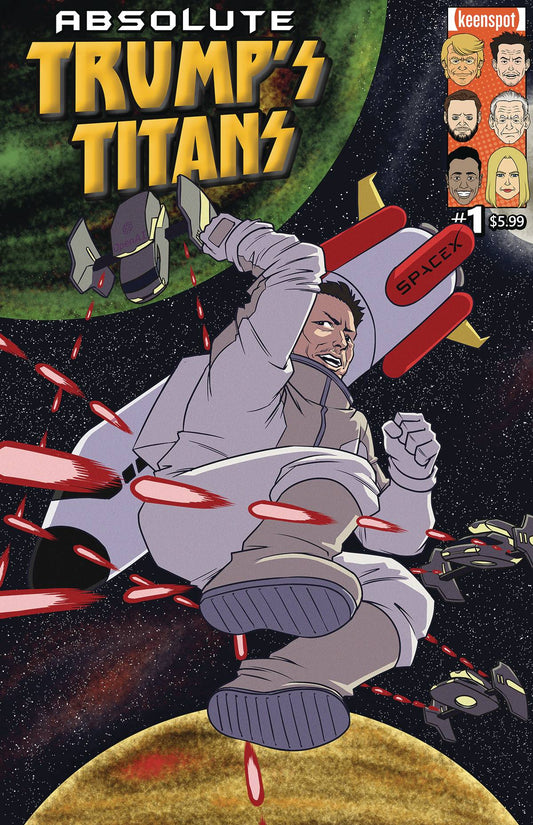 (PRE-ORDER) ABSOLUTE TRUMPS TITANS #1 CVR E MUSK GI JOE #65 PARODY