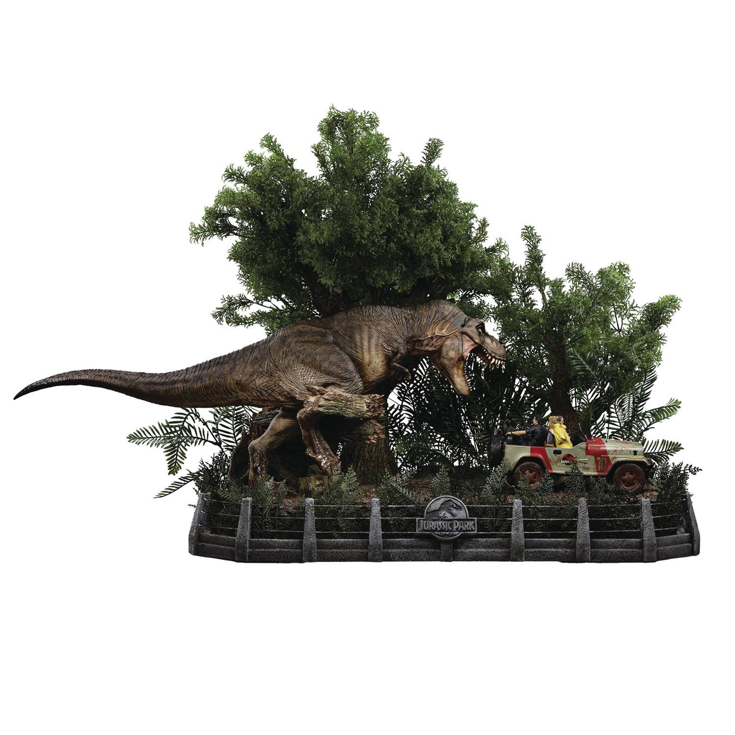 JURASSIC PARK T-REX CHASE 1/20 SCALE STATUE