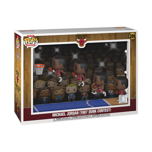 (PRE-ORDER) POP MOMENTS DELUXE BULLS MICHAEL JORDAN 87 DUNK CONTEST FIG