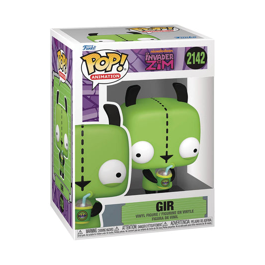 (PRE-ORDER) POP ANIMATION INVADER ZIM GIR FIG