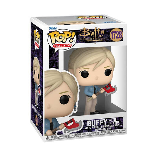 (PRE-ORDER) POP TV BUFFY THE VAMPIRE SLAYER BUFFY WITH SCYTHE FIG