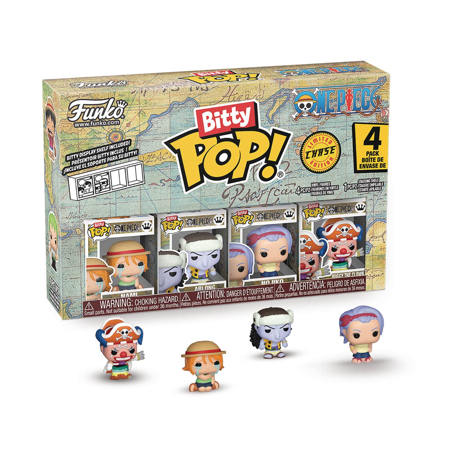 BITTY POP ONE PIECE NAMI 4 PACK
