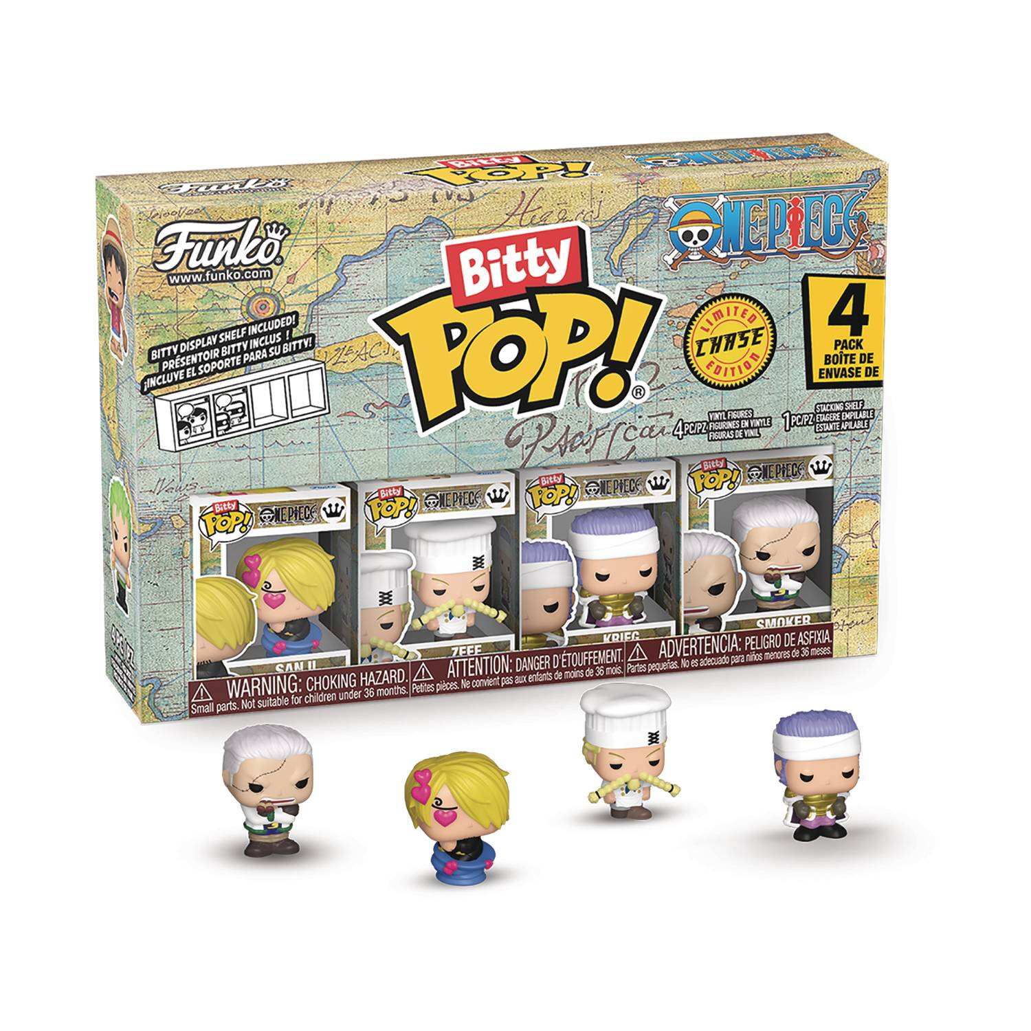 BITTY POP ONE PIECE SANJI 4 PACK