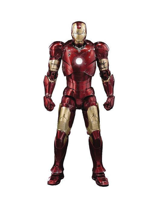 MARVEL STUDIOS INFINITY SAGA DLX IRON MAN MARK 3 BATTLE DAMAGED ACTION FIGURE