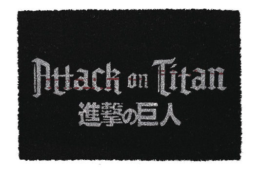 (PRE-ORDER) ATTACK ON TITAN LOGO 29X17 INCH DOORMAT