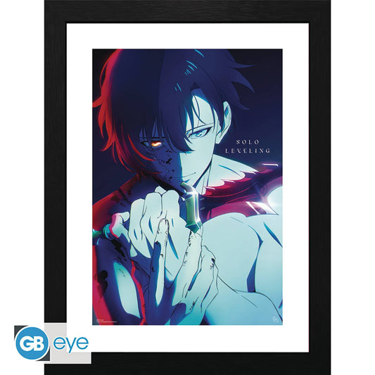 (PRE-ORDER) SOLO LEVELING JINWOO 30X40 FRAMED PRINT