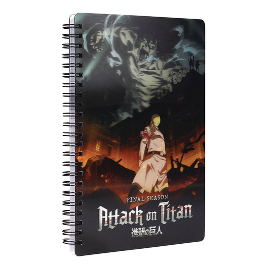 (PRE-ORDER) ATTACK ON TITAN 3D EFFECT NOTEBOOK