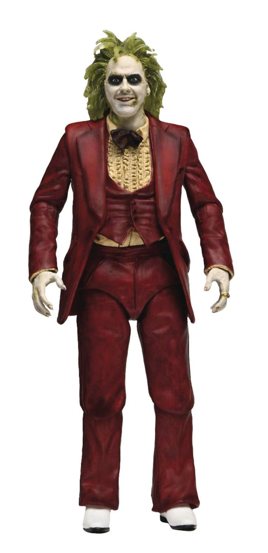 (PRE-ORDER) BEETLEJUICE BEETLEJUICE ULT RED TUXEDO BEETLEJUICE 7IN ACTION FIGURE