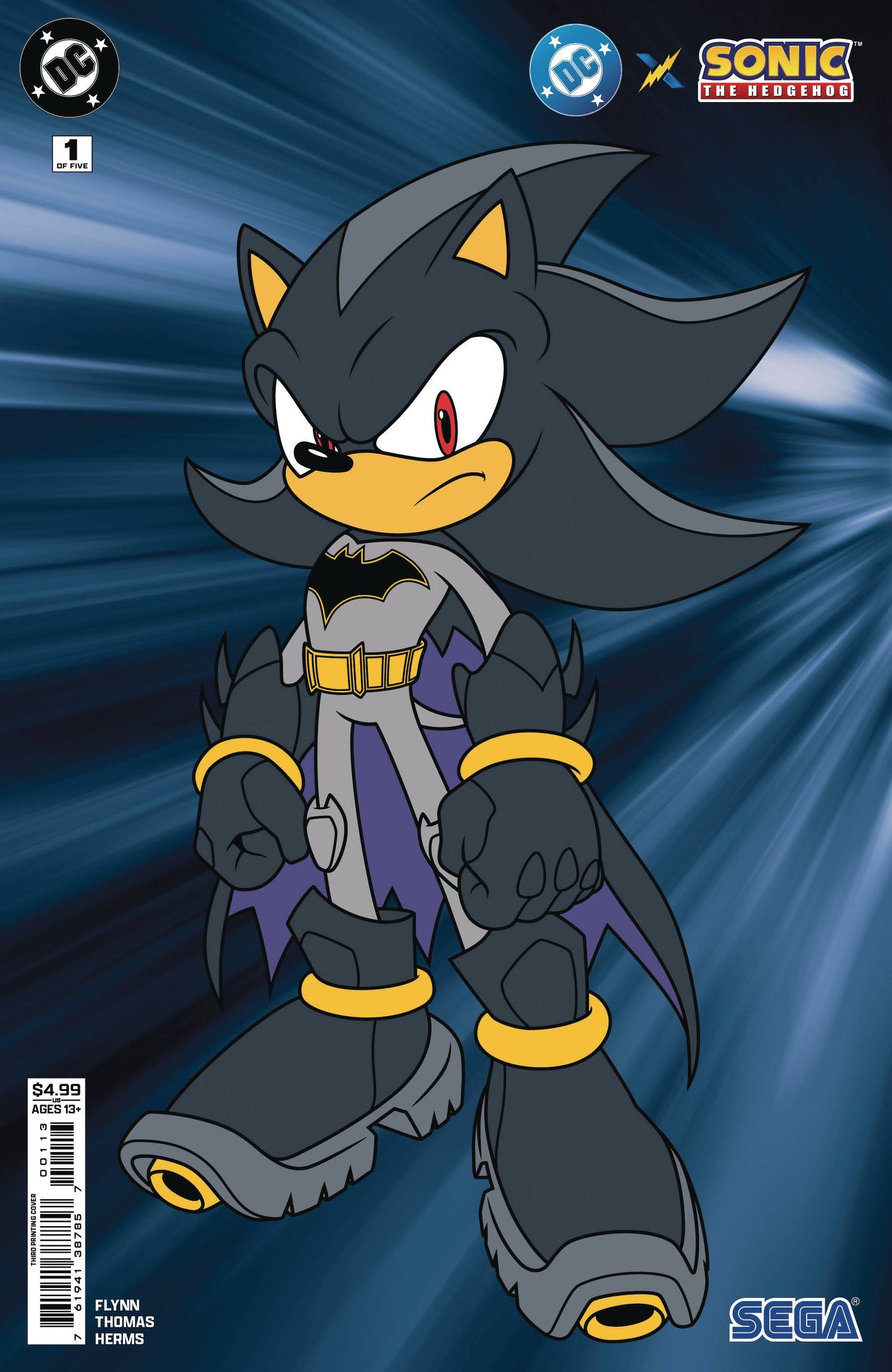 (PRE-ORDER) DC X SONIC #1 (OF 5) 3RD PTG PABLO M COLLAR VAR