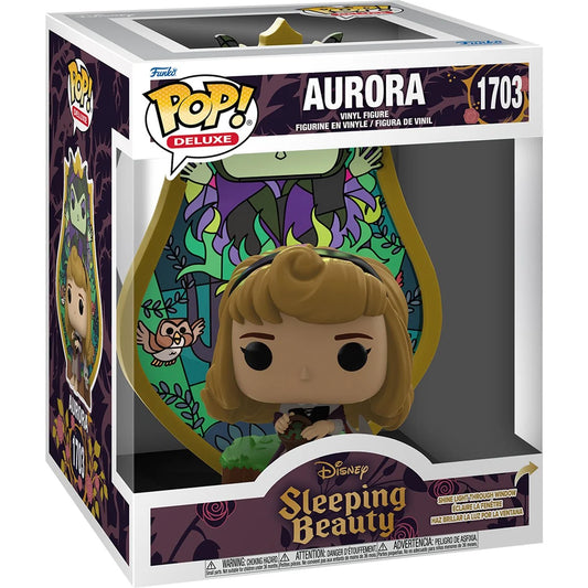 (PRE-ORDER) Sleeping Beauty Aurora Stained Glass Deluxe Pop! Vinyl