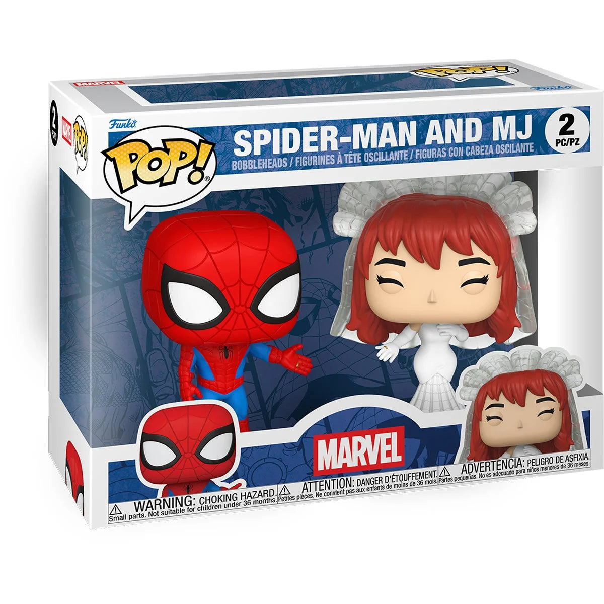 (PRE-ORDER) Spider-Man and Mary Jane (Comic) Funko Pop! Vinyl Figure 2-Pack