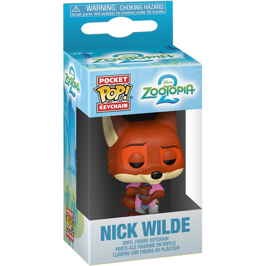 (PRE-ORDER) Zootopia 2 Nick Wilde Funko Pocket Pop! Key Chain