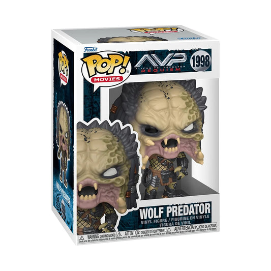 (PRE-ORDER) Aliens vs. Predator: Requiem Wolf Predator Pop! Vinyl Figure (Chance of Chase)