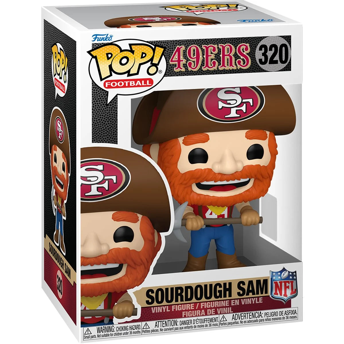 NFL Mascots 49ers Sourdough Sam Funko Pop! Vinyl Figure #320